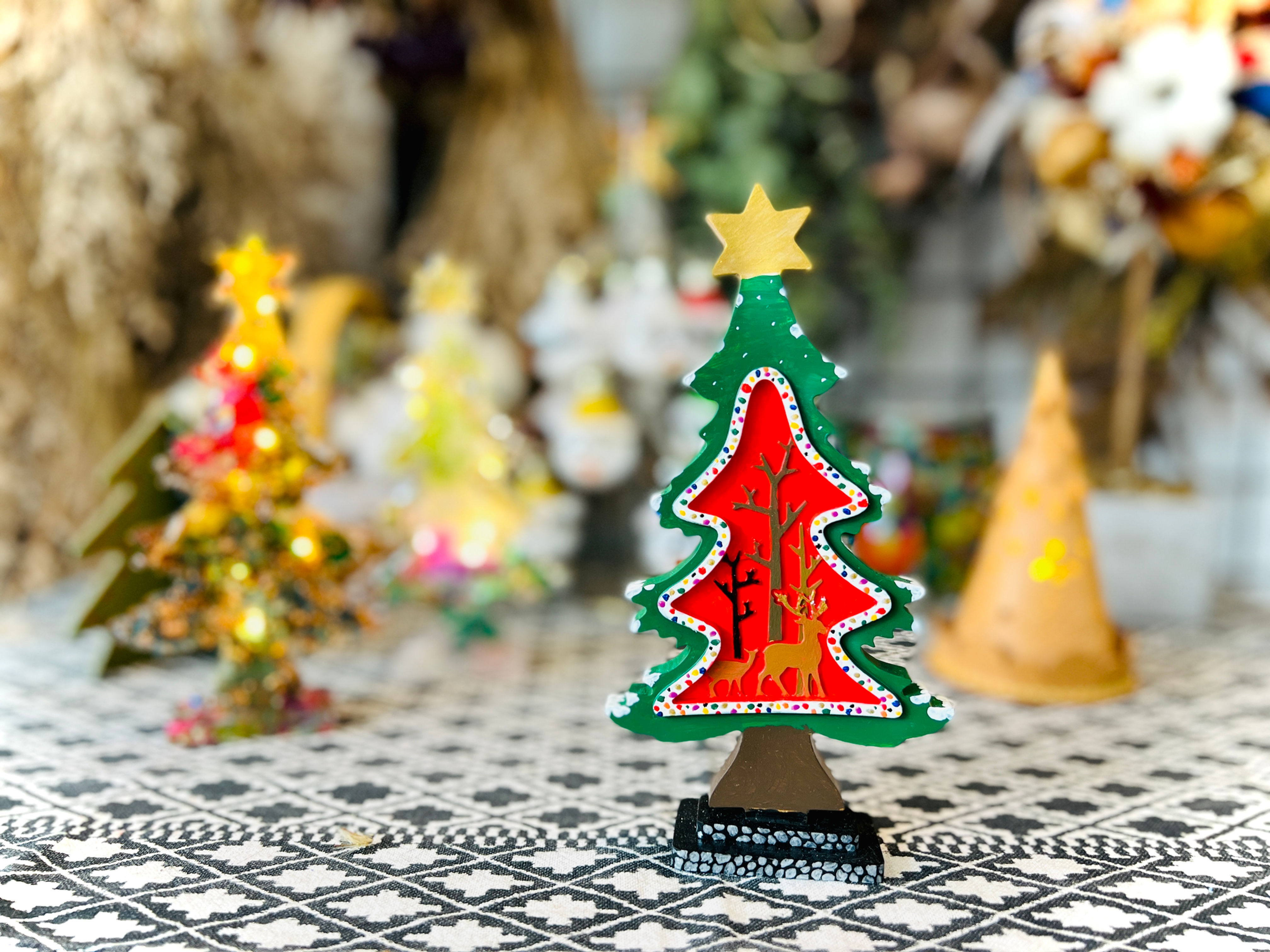 聖誕樹擴香石工作坊