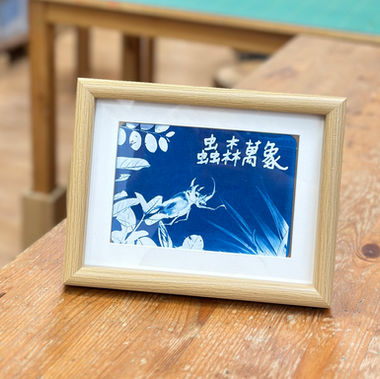 藍曬明信片工作坊