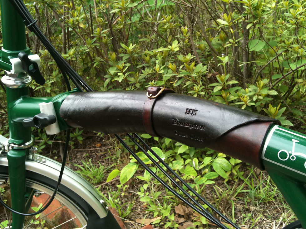 Thumbnail: Leather bike bag