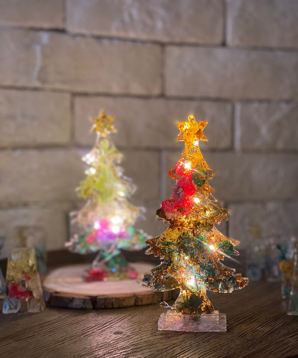 Thumbnail: 滴膠聖誕樹小夜燈工作坊