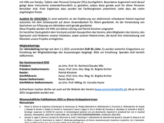 Generalversammlung 2023 zum Geschäftsjahr 2022