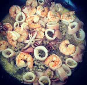 Lula e Camarão Aperitivo