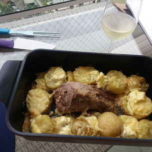 Rosbife com Batatas e Cream Cheese