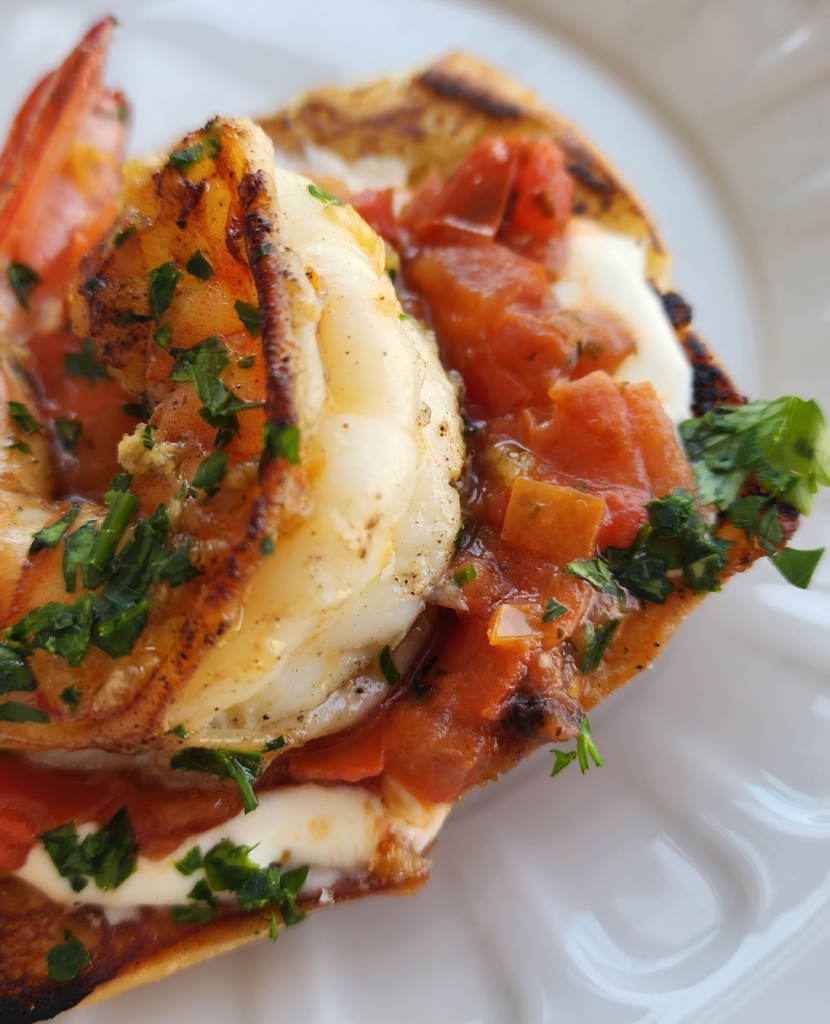 Bruschetta de Camarão