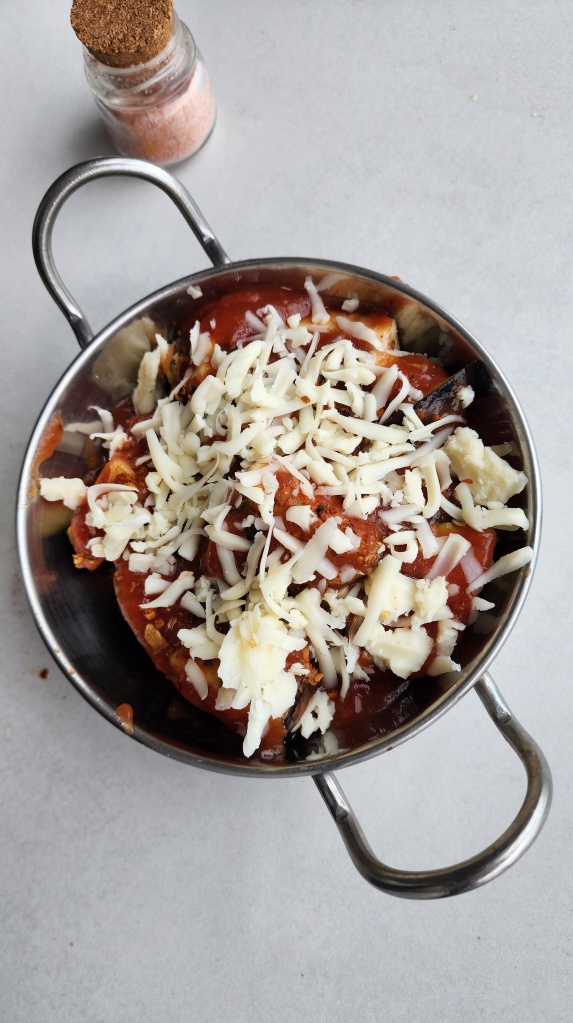 Berinjela Gratinada na Airfryer