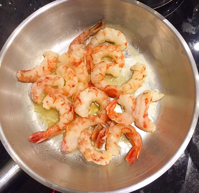 Linguine Camarão e Abobrinha do Ritz