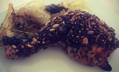 Coxa e Sobrecoxa com Mel Mbee e Crispy Gourmet Miss Croc