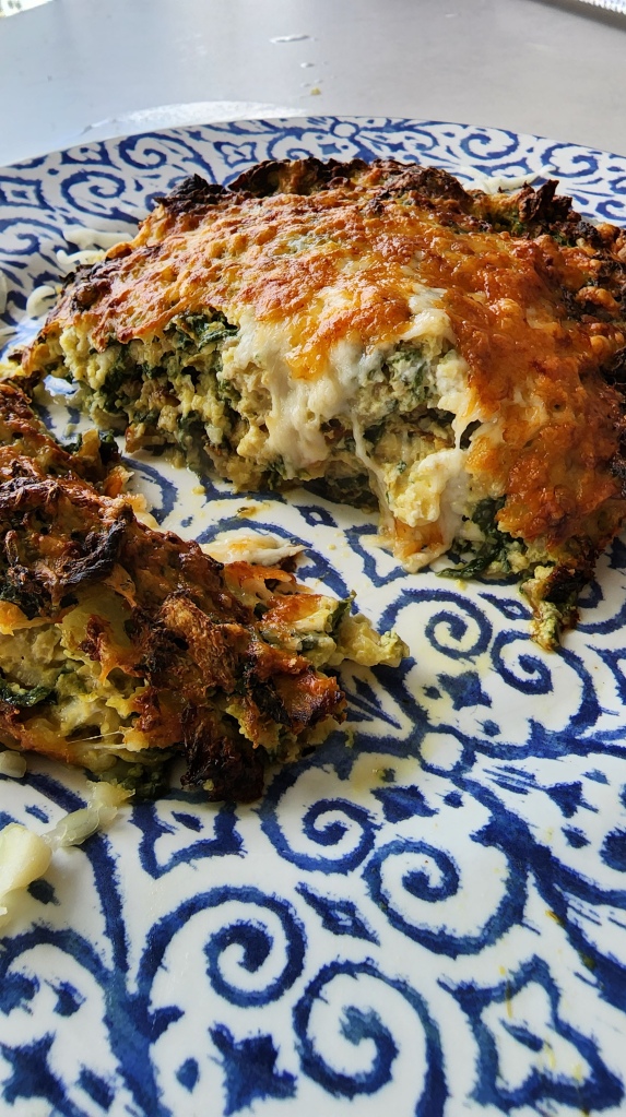 Suflê de Espinafre; Shimeji na Airfryer