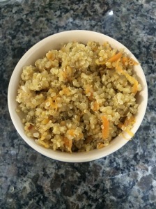 Quinoa com Cenoura