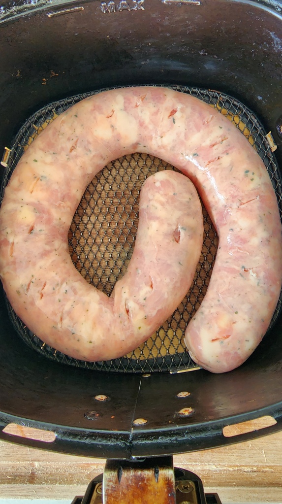 Linguiça com Batatas na Airfryer