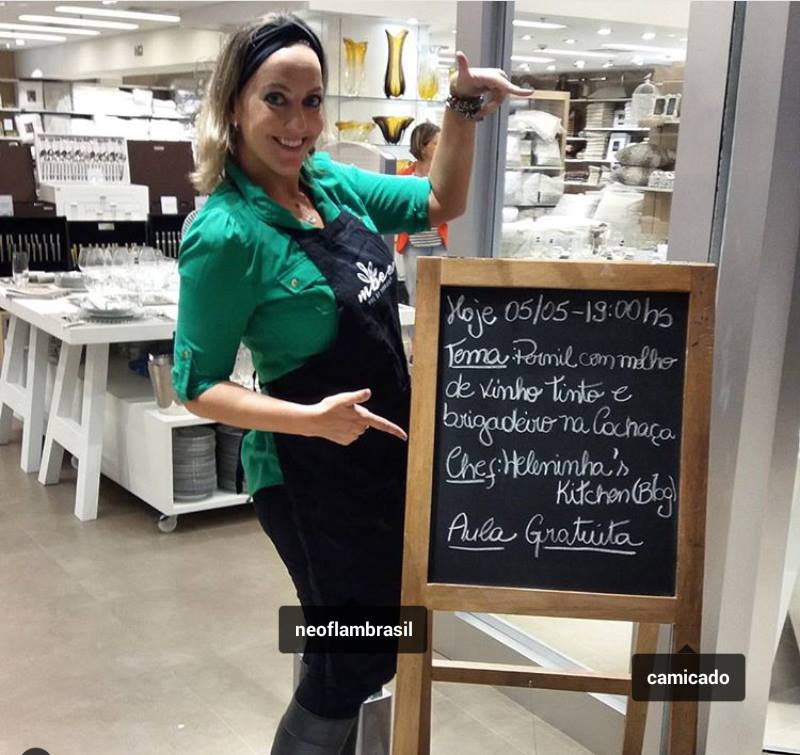 Workshop; Neoflam -Pernil ao Vinho com Batatas e Brigadeiro de Cachaça Local: Camicado Higienópolis