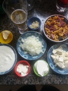 Massa de Paris com Creme de Queijos