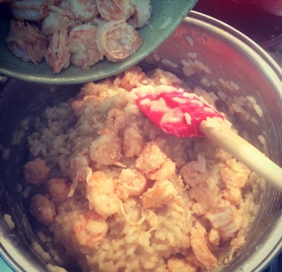 Risoto de Camarões com Perfume de Limão Siciliano