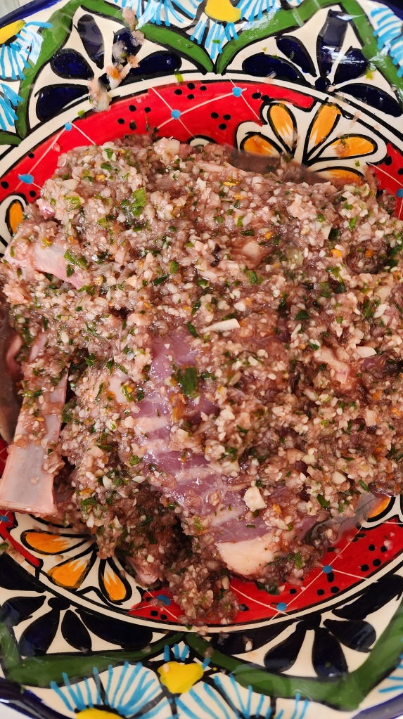 Carré de Cordeiro na airfryer