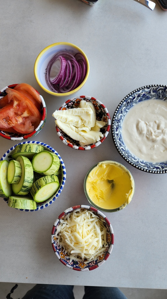 Abobrinha Gratinada na Airfryer