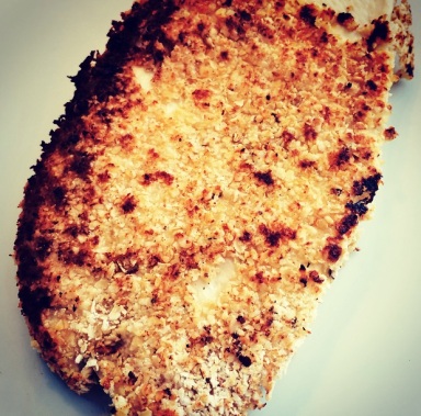 Filet de Frango com Crosta de Aveia