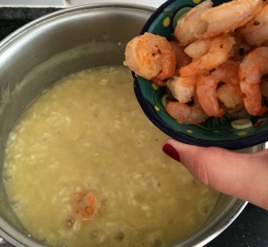Risoto de Camarões