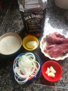 Filet Mignon com Molho de Whisky