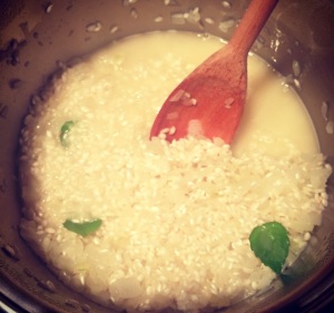 Risoto de Brie e Castanhas