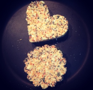 Coração de Tapioca Bolinho de Tapioca