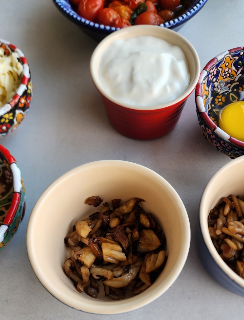 Cocotte de Shimeji Na Airfryer