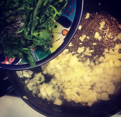 Quiche de Espinafre e Queijo Brie