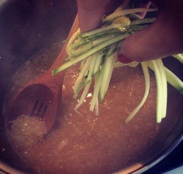 Risoto de Quinoa com Abobrinha