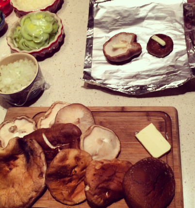 Pacotinhos de Shitake