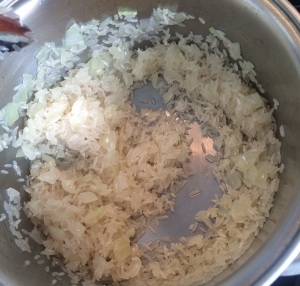 Arroz no Óleo de Coco e Alho Poró