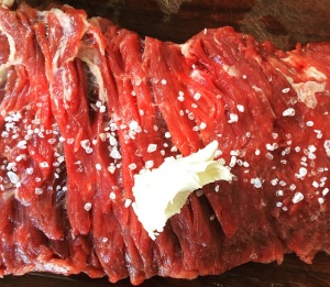 Fraldinha No Forno Com Batatas e Legumes