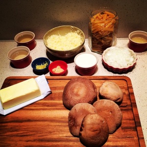 Penne ao Limone e Camarões