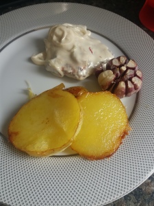 Batatas Coradas com Curry