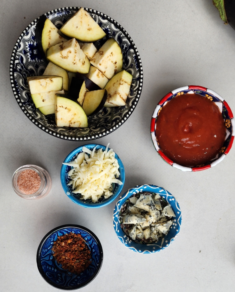 Berinjela Gratinada na Airfryer
