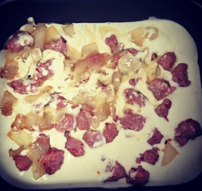 Torta de Lingüiça (no liqüidificador)