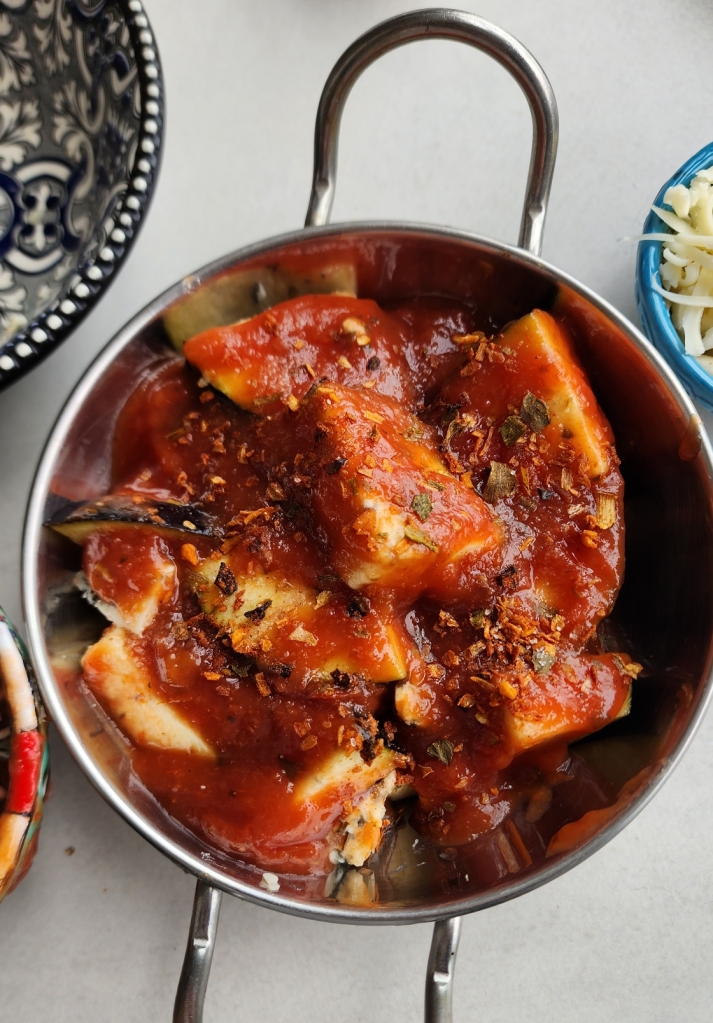 Berinjela Gratinada na Airfryer