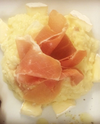 Risoto de Brie com Parma
