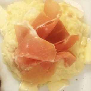 Risoto de Brie com Parma