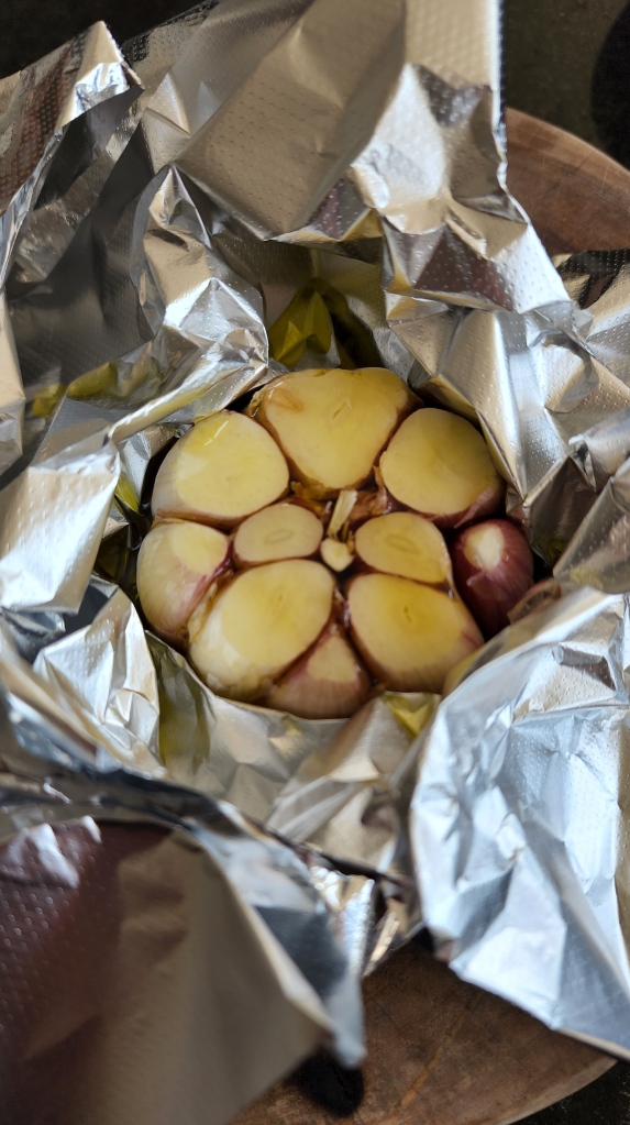 Manteiga temperada com Alho e Ervas