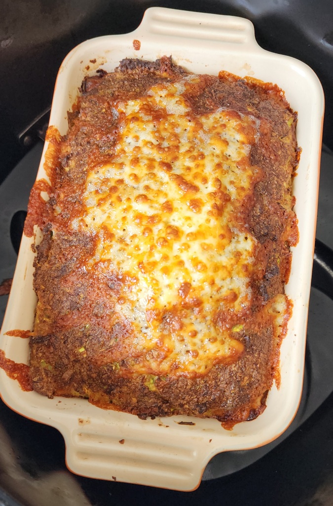 Torta de Abobrinha na Aairfryer