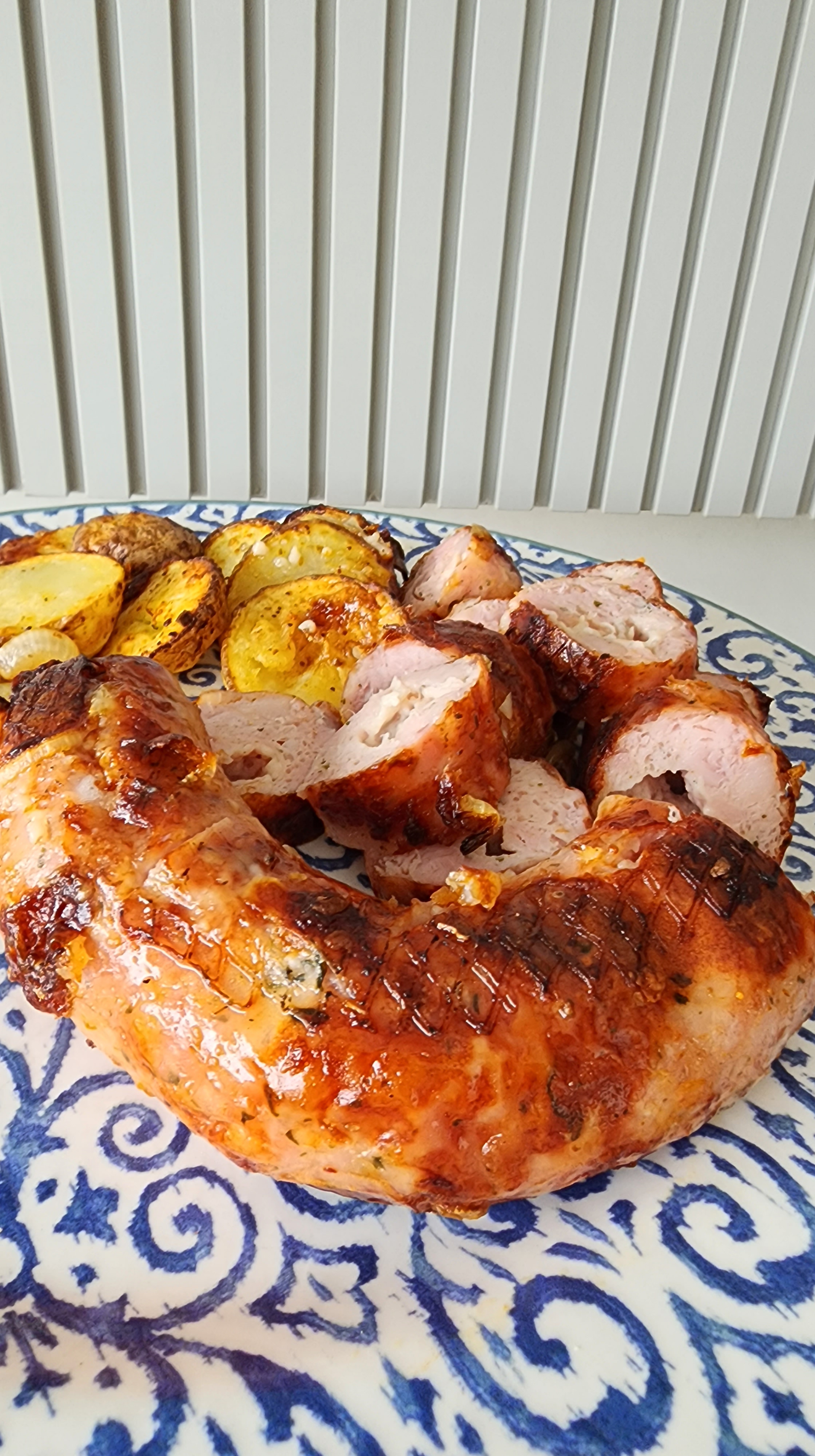 Linguiça com Batatas na Airfryer