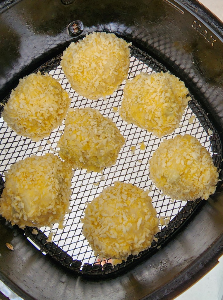 Arancini de Alcachofra na Airfryer