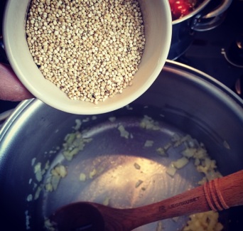 Risoto de Quinoa com Abobrinha