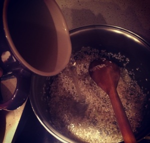 Risoto de Limão e Alho Poró