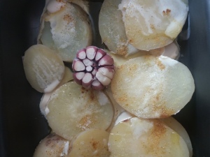 Batatas Coradas com Curry