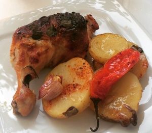 Frango ao Perfume de Pimentas Recheado com Miss Croc