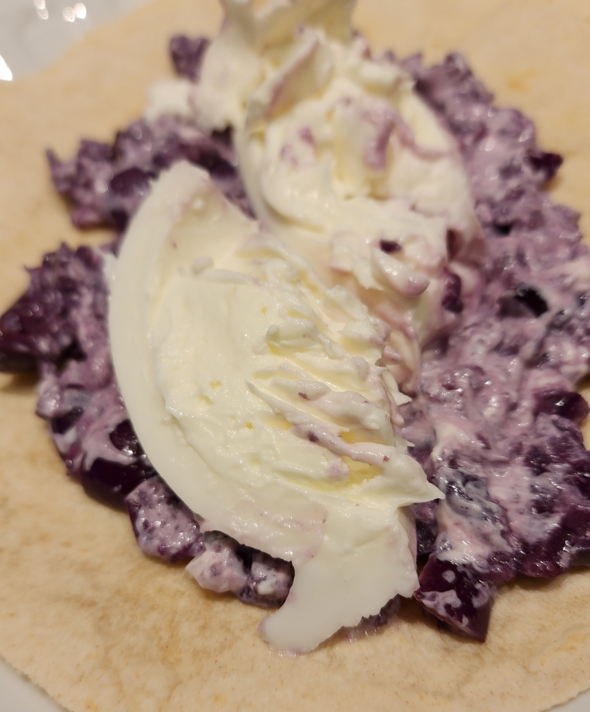 Wrap Com Creme de Azeitonas e Burrata