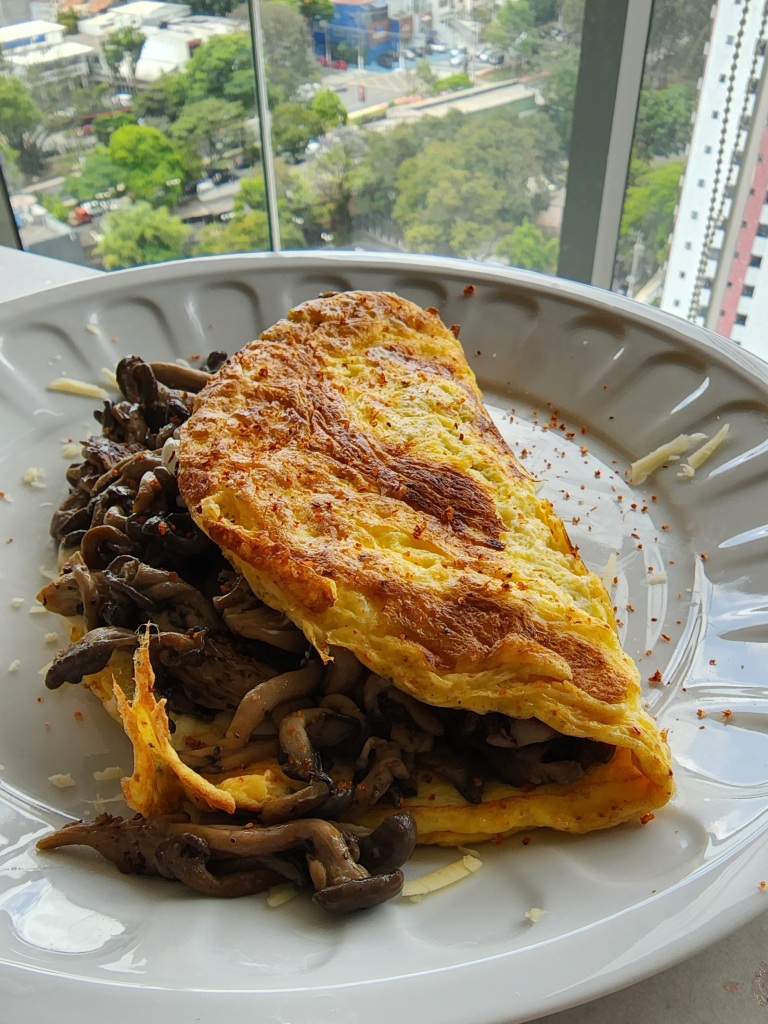 Omelete de Shimeji