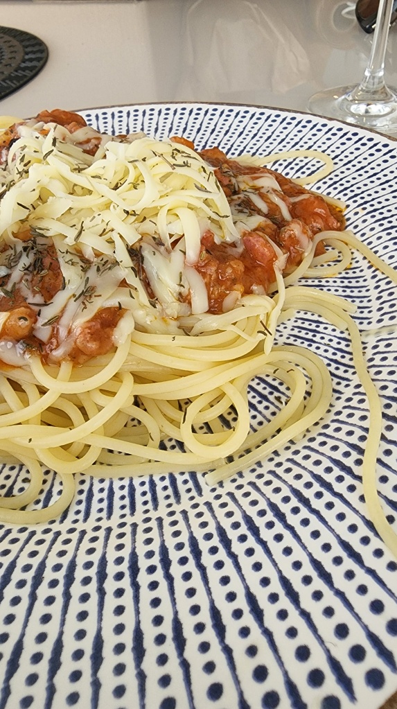 Spaghetti com Molho de Linguiça