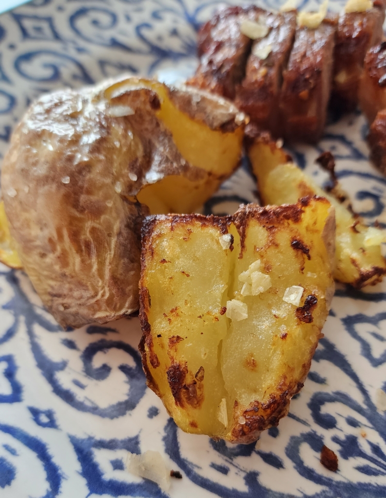 Batatas ao Murro na Airfryer