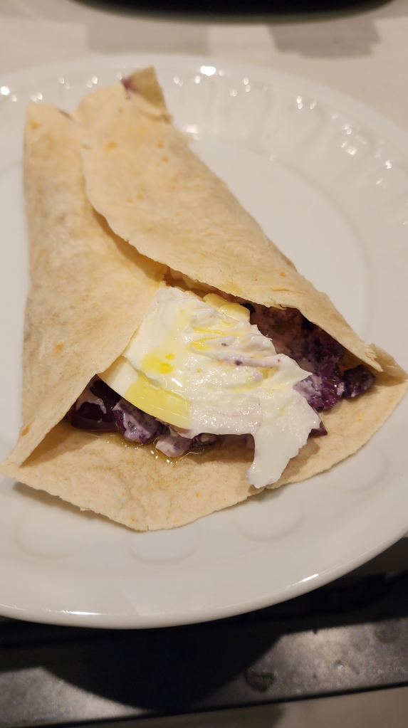 Wrap Com Creme de Azeitonas e Burrata